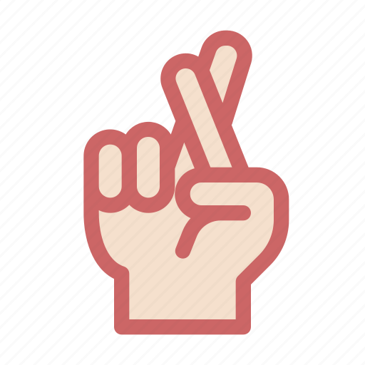Fabrication, finger, gesture, hand, lie, lying, two icon - Download on Iconfinder