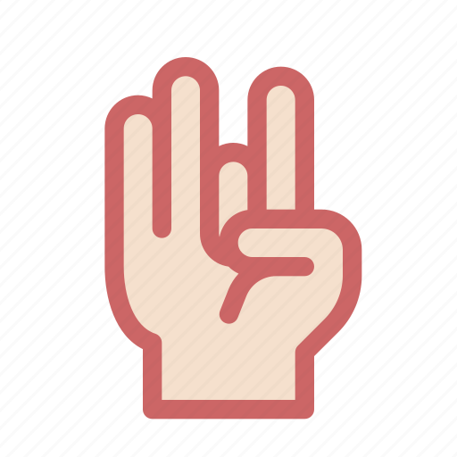 Finger, gesture, hand, rock, rocker, three icon - Download on Iconfinder
