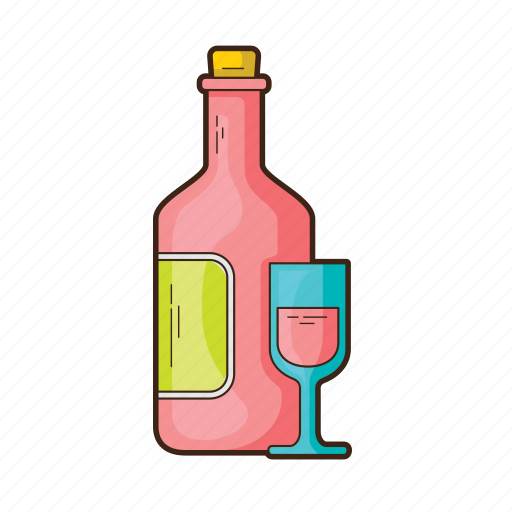 Wine, champagne, party, bottle, glass, beverage, drink icon - Download on Iconfinder