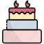 cake, dessert, birthday, celebration, sweet, food, party 