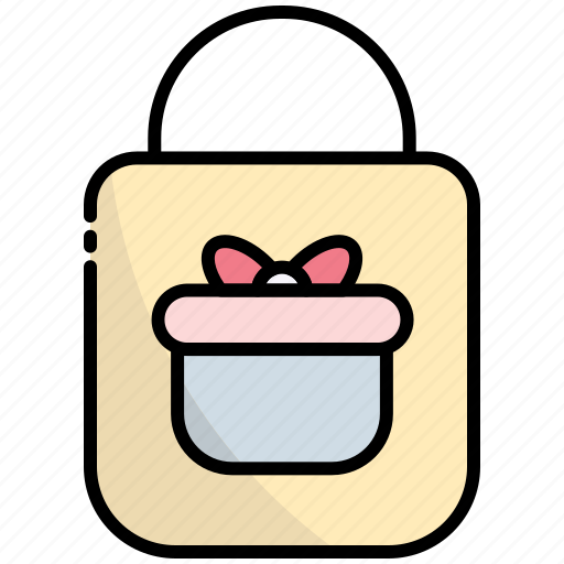 Bag, gift bag, gift, shopping-bag, surprise, present icon - Download on Iconfinder