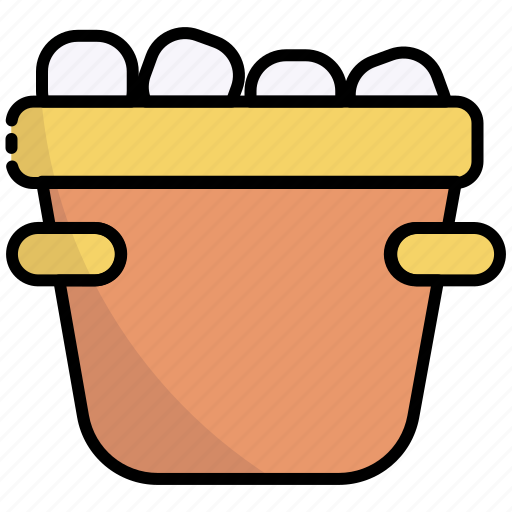 Ice bucket, bucket, ice, ice cubes, cold, summer, drink icon - Download on Iconfinder