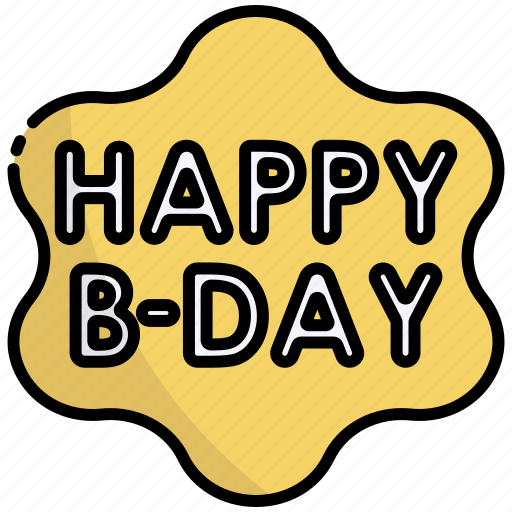 Happy birthday, birthday celebration, birthday party, hbd, celebration, birthday icon - Download on Iconfinder