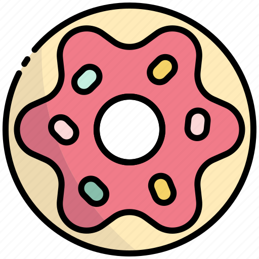 Donut, dessert, doughnut, sweet, food, bakery, snack icon - Download on Iconfinder