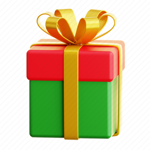 Gift, box, present, product, celebration, love, package 3D illustration - Download on Iconfinder
