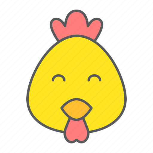 Chicken, chick, hen, poultry, cute, animal, bird icon - Download on Iconfinder