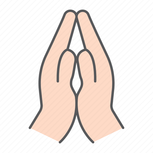 Pray, praying, hand, hands, namaste, religion, believe icon - Download on Iconfinder