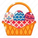 easter, celebration, holiday, happy, creative, festive, party, egg, basket