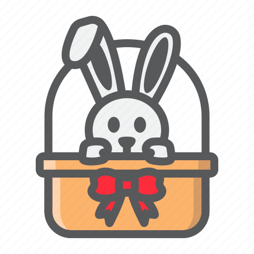 Basket, bunny, card, easter, greeting, holiday, rabbit icon - Download on Iconfinder