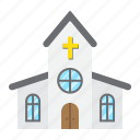 building, catholic, church, cross, easter, holiday, religion