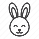 animal, bunny, cute, easter, happy, holiday, rabbit 