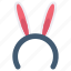 bunny ear band, bunny band, easter, headband, hairband, crowns, holyday 