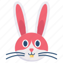 animal, bunny, face, hare, rabbit, easter, avatar