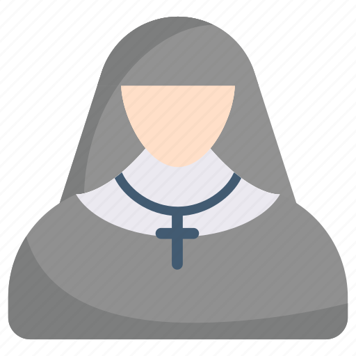 Church, avatar, nun, sister, woman, female, religious icon - Download on Iconfinder