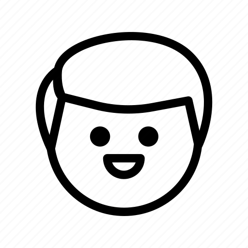 Smile face, happy face, humor, playful, man icon - Download on Iconfinder