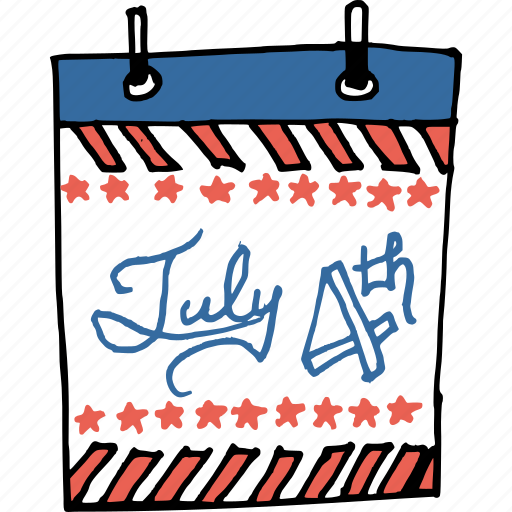 America, american, calendar, date, independence day, july 4th, united states icon - Download on Iconfinder