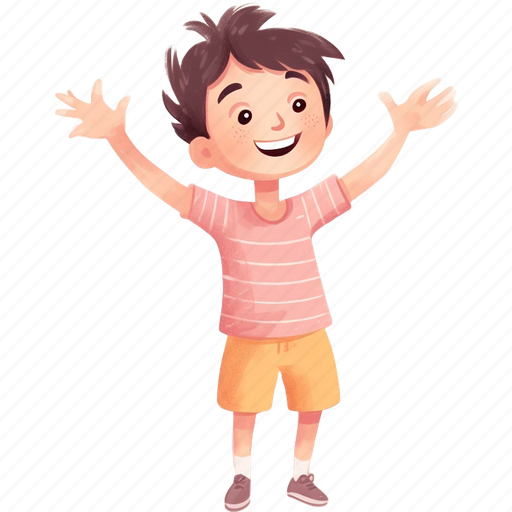 Happy, kid, child, boy, emotion icon - Download on Iconfinder