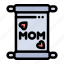 card, mom, mother 