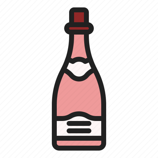 Newyear, celebration, party, bottle, drink, champagne, alcohol icon - Download on Iconfinder