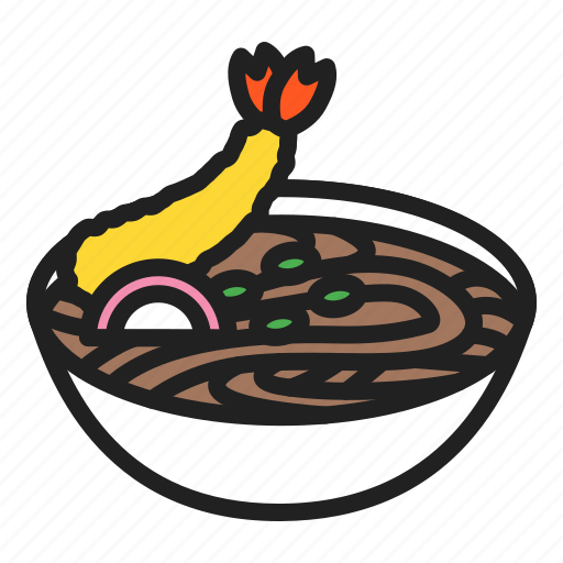 Newyear, celebration, party, noodle, tempura, japanese, food icon - Download on Iconfinder