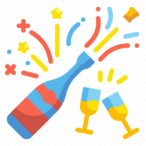 Champagne, party, alcoholic, drinks, celebration, beverages, bottle icon - Download on Iconfinder