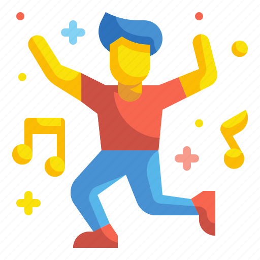 Dancer, man, disco, choreography, music, party, celebration icon - Download on Iconfinder