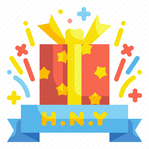Gift, box, happy, new, year, party, celebration icon - Download on Iconfinder
