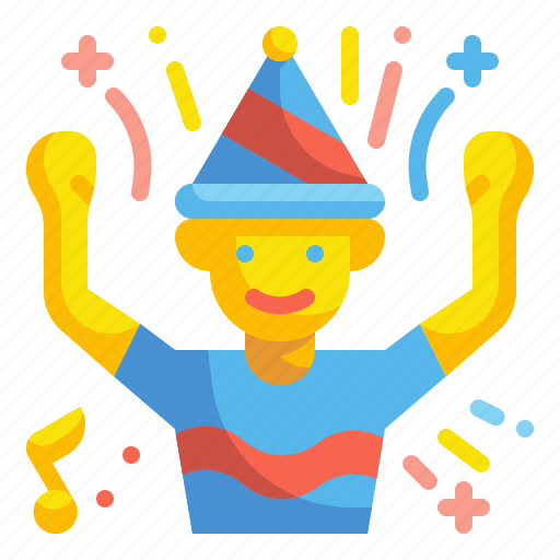 Man, party, hat, celebration, birthday, boy, festival icon - Download on Iconfinder