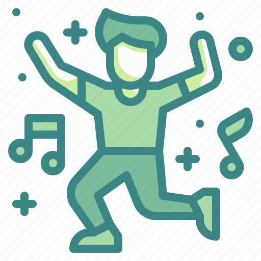 Dancer, man, disco, choreography, music, party, celebration icon - Download on Iconfinder
