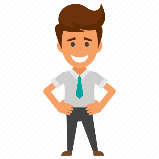 Cheerful businessman, contented man, happy businessman, smiling man., successful employer icon - Download on Iconfinder