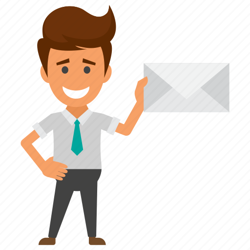 Appointment letter, employee with envelope, job letter, offer letter, recruiter icon - Download on Iconfinder