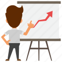 business analytics, business presentation, infographic, statistics, whiteboard graph