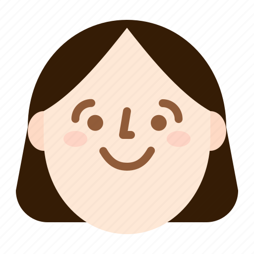 Face, girl, happy, smile icon - Download on Iconfinder