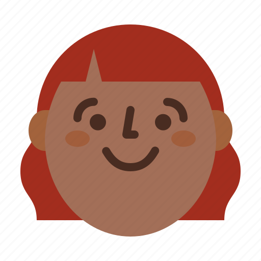 Face, girl, head, smile icon - Download on Iconfinder