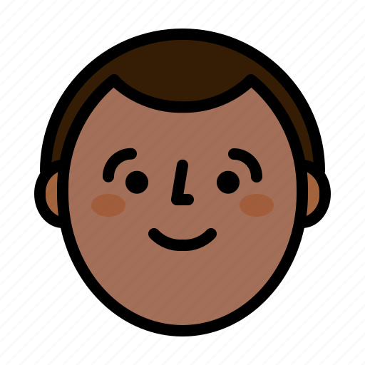 Avatar, head, man, smile icon - Download on Iconfinder