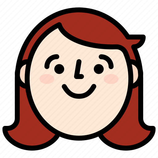 Avatar, face, girl, smile icon - Download on Iconfinder