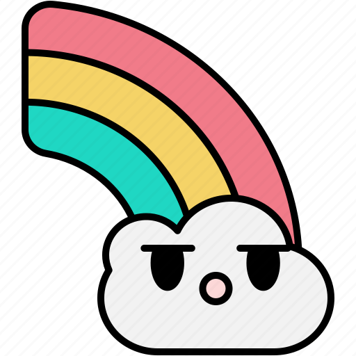 Rainbow, weather, cloud icon - Download on Iconfinder