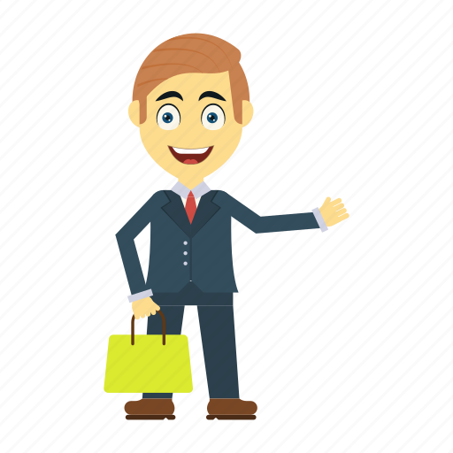 Business, employee, happy, man, staff icon - Download on Iconfinder