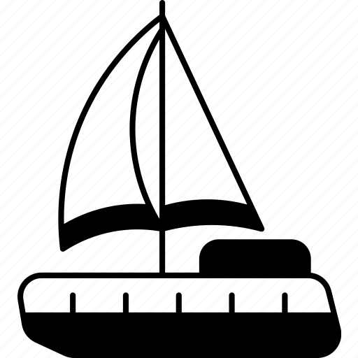 Sailboat, sea, vessel, transportation, travel icon - Download on Iconfinder