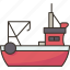 boat, fishing, vessel, fisherman, industrial 