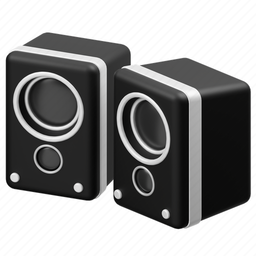 Speaker, audio, loud, loudspeaker, music 3D illustration - Download on Iconfinder