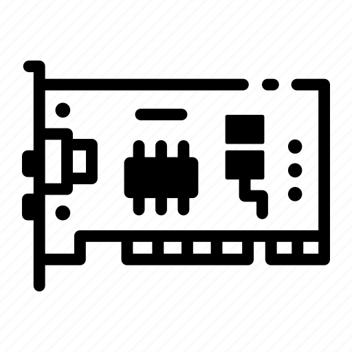 Network card, chip, circuit, hardware, component icon - Download on Iconfinder