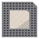 microchip, processor, computer, technology