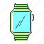 apple, clock, device, digital, iwatch, smart watch, watch 