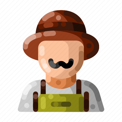 Farmer, agriculture, rural, farming, countryside, worker, field icon - Download on Iconfinder