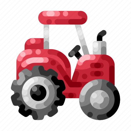 Tractor, vehicle, machine, farming, farmer, agriculture, transport icon - Download on Iconfinder