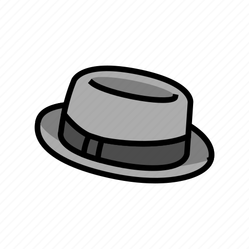Pork, pie, hat, cap, female, fashion icon - Download on Iconfinder