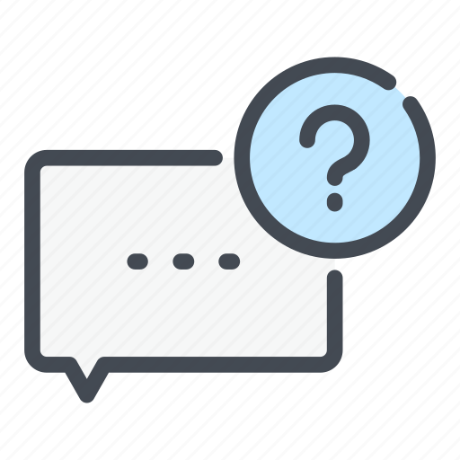 Answer, box, bubble, chat, faq, job, question icon - Download on Iconfinder