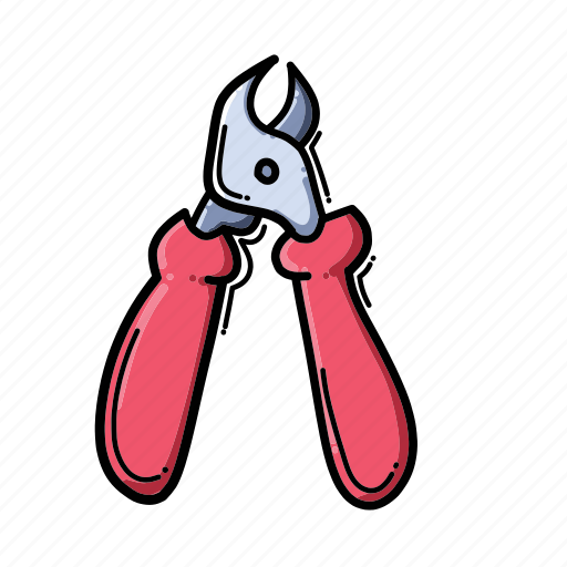 Cutting, pincers, pliers, tool icon - Download on Iconfinder