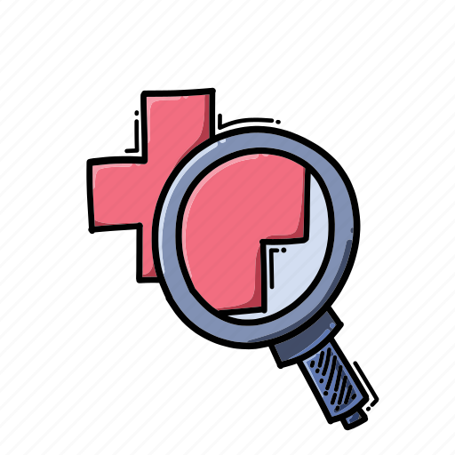Glass, hospital, magnifying, search, zoom icon - Download on Iconfinder